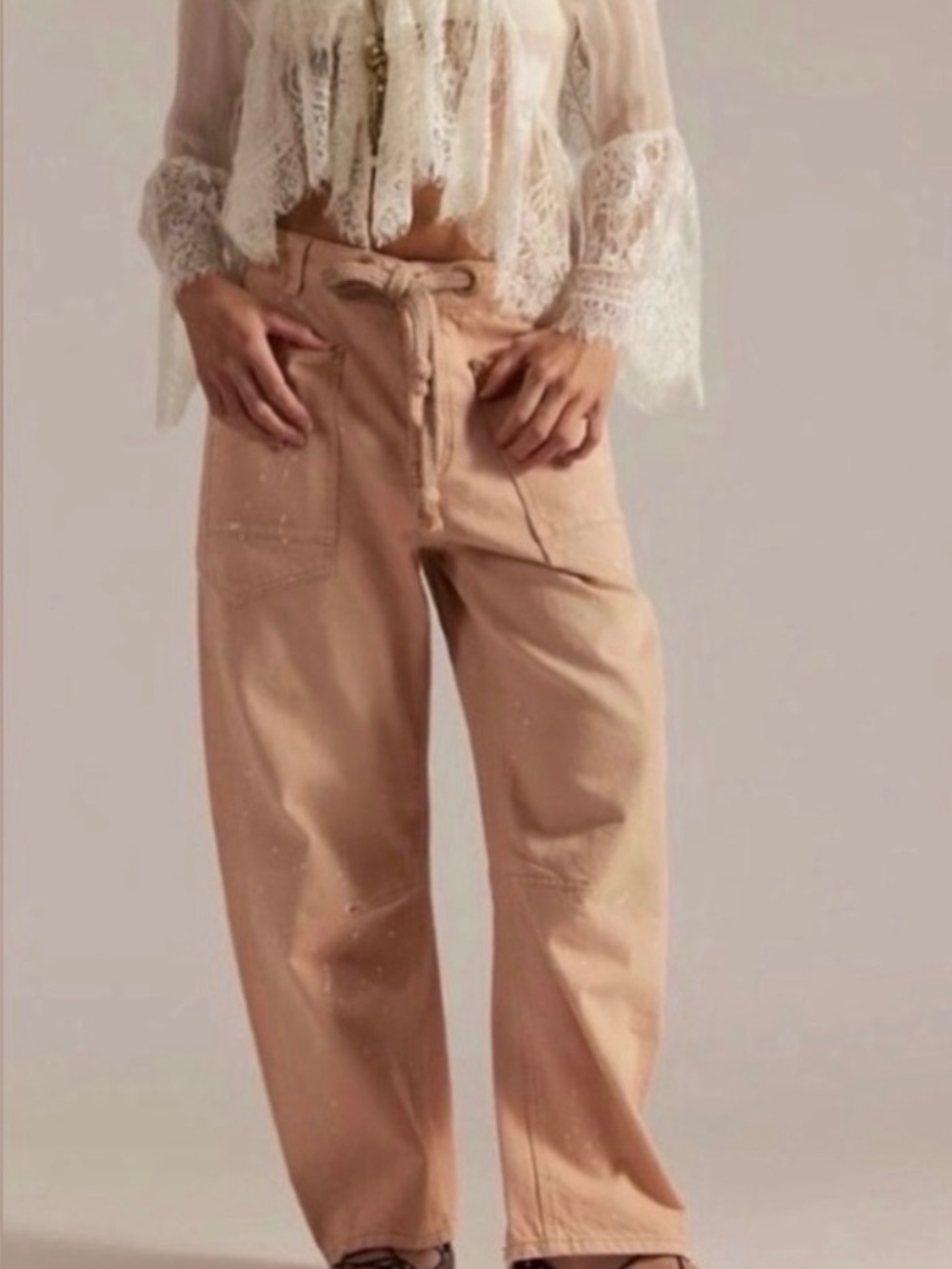 NWT We The Free Moxie Pull-On
Barrel Jeans